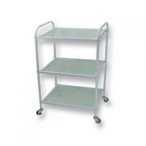 Glass Cart with 3 shelves