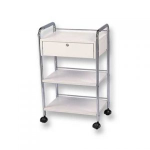 Wood Cart with 1 drawer